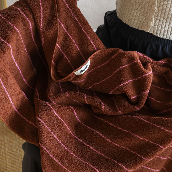 tw-00001-7 Pastel stripe cotton towel / パステルストライプコットンタオル